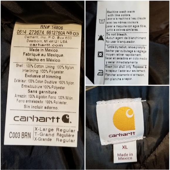 <CARHARTT> Artic Heavyweight Lined Insulated COAT - Picture 15 of 15